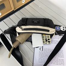 Nam Túi đeo ngực Mùa hè Thể thao Giải trí Túi Sling Túi đeo vai Mini Ba lô Túi đeo lưng , Phong cách Trung Quốc - Đen và trắng - Xem 11