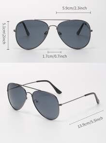 3 pares de gafas de moda con montura de aviador vintage para hombre, como accesorios para la playa, al aire libre, vacaciones de verano y viajes