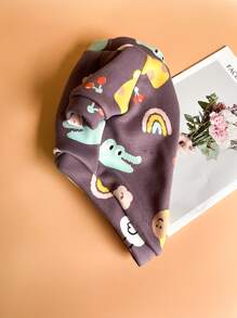 秋冬卡通印花寵物衛衣 - 紫色 - 查看 4