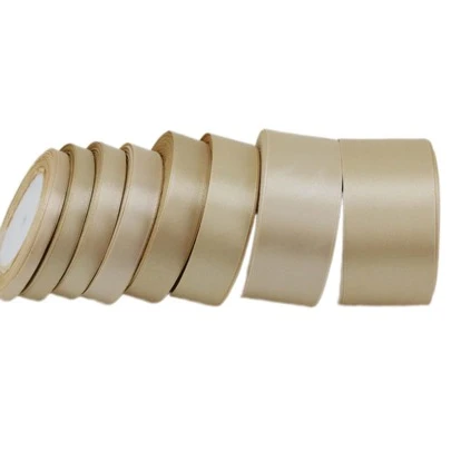 1 Roll Of Polyester Satin Ribbon For Gift Box, Candy Box, Cake Box, Flower Decoration (Machine Dyeing With Slight Color Difference)