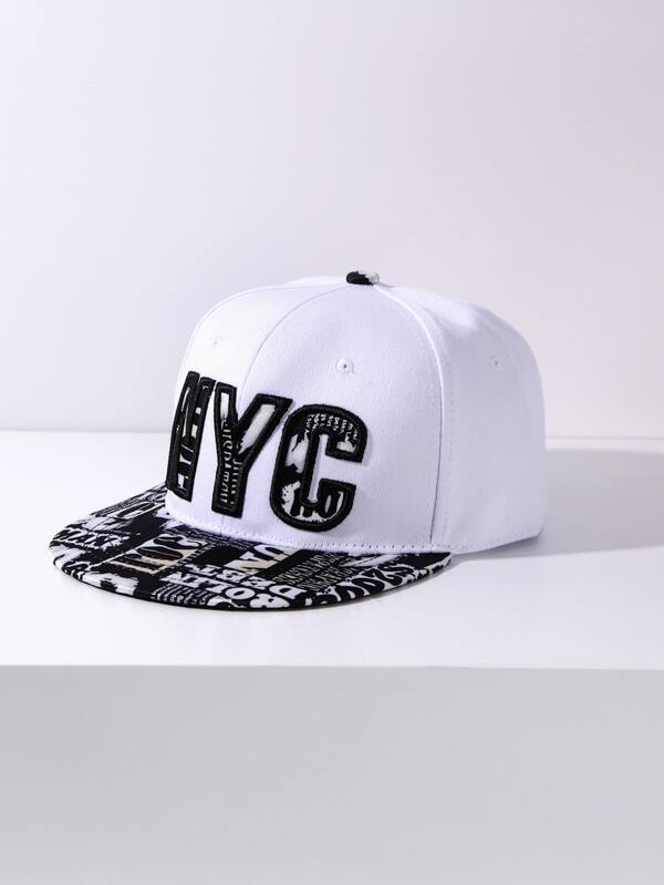 1pc Unisex Letter Embroidered Adjustable Fashionable Hip Hop Cap For Daily Life Street