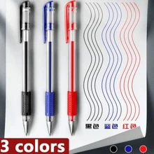 20 支黑色速干凝胶笔，0.5 毫米笔尖，书写舒适，圆珠笔，学校和办公室环境、学习和工作的好帮手 - 黑色 - 查看 2