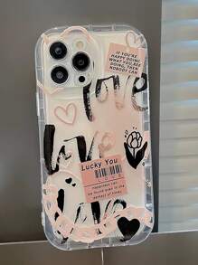 字母圖案防摔手機外殼 - 彩色 - 查看 4