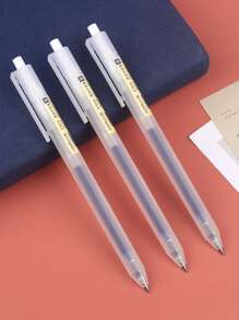 3pcs Neutral Pen Set Back To School - Blue - View 1