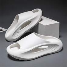 Không giới tính Vợ chồng EVA Thời gian rảnh rỗi Dép đi trong nhà , Mềm mại Và Nhẹ , Chống trượt , Đối với Ngoài trời Và Trong nhà Hoạt động - trắng - Xem 3