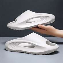 Không giới tính Vợ chồng EVA Thời gian rảnh rỗi Dép đi trong nhà , Mềm mại Và Nhẹ , Chống trượt , Đối với Ngoài trời Và Trong nhà Hoạt động - trắng - Xem 6