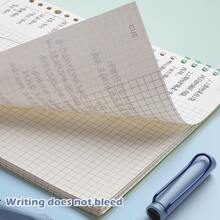 素色活頁本,極簡風格多用途活頁本雜誌辦公,學校 - 紫色 - 查看 5