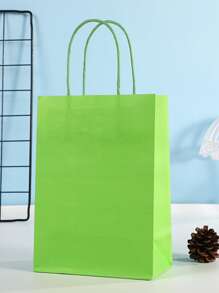 10pcs Colored Gift Wrapping Paper Bag Valentine Day - Multicolor - View 4
