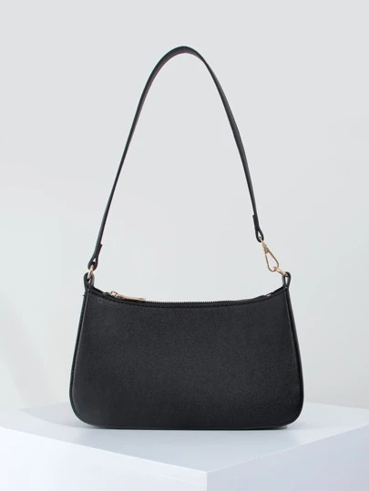 Fashion Solid Color Simple Armpit Shoulder Bag