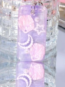 1 件装滴胶圆角心形熊梅花免抛光硅胶模具 DIY 吊坠制作配件 - 白色 - 查看 6