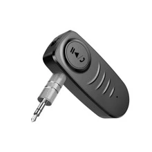 搭車轉播器、家用音訊接收器、耳機轉接器,搭載5.0技術及aux輸出 - 黑色 - 查看 1