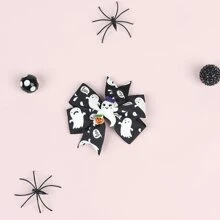 6 cái/bộ Halloween Quả bí ngô Mũ & Mũ phù thủy & Nơ Kẹp tóc - Nhiều màu - Xem 3