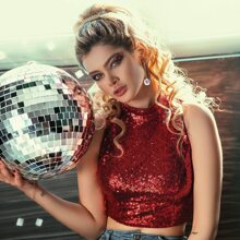 ZZLTAWS Women's Stainless Steel Mirror Finish Ball Drop Earrings - Silver - View 7