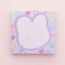 Màu hồng Cô gái Phong cách ins Pad ghi nhớ Ghi chú dính Bản ghi nhớ sổ tay Dễ thương Người dự định Hình dán Dấu trang Văn phòng phẩm - Hồng - Xem 1