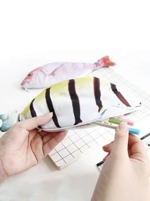 鲤鱼笔袋 逼真的鱼形化妆袋 带拉链的笔袋 化妆品收纳袋 化妆品收纳包 迷你袋 旅行小化妆盒配件 化妆品架 刷子袋 化妆品容器 化妆包 旅行必需品 女士配件 旅行用品 化妆包 化妆包 化妆袋 - 黑色 - 查看 6