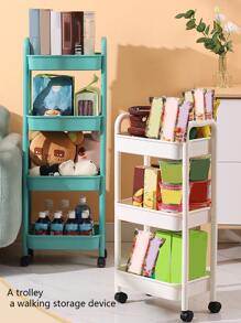 1入組多層浴室儲物架 - 青碧色 - 查看 2