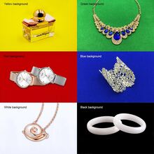 PULUZ 30cm折叠便携式环形灯摄影照明工作室拍摄帐篷盒套件带6种颜色背景 (黑，白，黄，红，绿，蓝)，展开尺寸：31cm X 31cm X 32cmPULUZ 30cm折叠便携式环形灯摄影照明工作室拍摄帐篷盒套件带6种颜色背景 (黑，白，黄，红，绿，蓝)，展开尺寸：31cm X 31cm X 32cm - 白色 - 查看 4