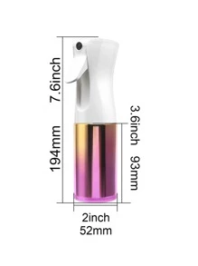 1 200ml 電鍍彩色連續噴霧瓶,高壓雾化化妝水瓶,浇水或酒精噴霧瓶,髮廊保濕噴霧瓶,消毒瓶 - 彩色 - 查看 3