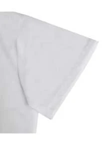 MURAMASA Hombres Camiseta con letra con con estampado de extraterrestre - Blanco - Ver 5