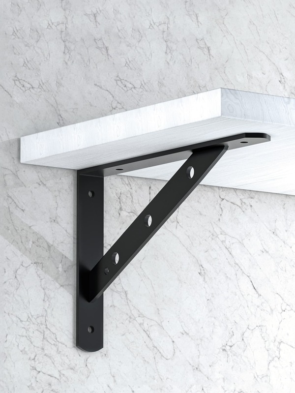 1set Right Angle Iron Bracket For Wall Mount, Shelf Brackets, Bookshelf