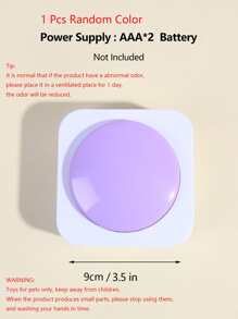 1入組隨機色錄音鈕扣設計寵物玩具 - 彩色 - 查看 3