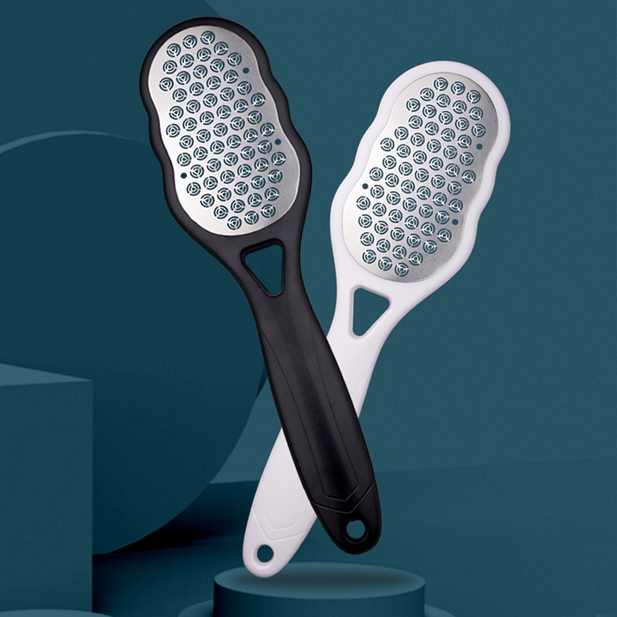 Foot Callus Remover Stainless Steel Coarse File Foot Rasp Foot Scrubber Dead Skin Remover Pedicure Tools