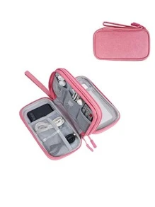 1入組大容量洗漱包 - 粉色 - 查看 1