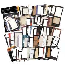 100PCS Memories Prologue Series Material Paper Card Vintage Film Light Shadow Scrapbooking Label Diary Albums Journal Planner Back To School