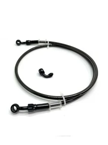 60cm Chất rắn Thép không gỉ Có thể xoay Xe máy Phanh Vòi nước Phanh Sợi dây Đối với Xe đạp - màu đen - Xem 6