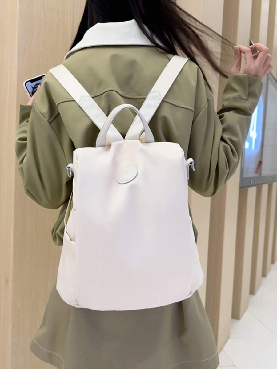 LECEY Mochila Blanca Antirrobo - Blanco - Ver 1