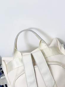 LECEY Mochila Blanca Antirrobo - Blanco - Ver 7