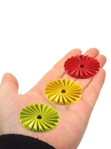 1 pieza 15 cavidades circular con fruncido Molde de silicona para DIY pastel , pastelería , chocolate , caramelo Decoración , horneando con hecho en casa Cubo de hielo - Blanco - Ver 8