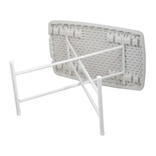 Folding Table Writing Desk With Adjustable Height For Study Office Home Use