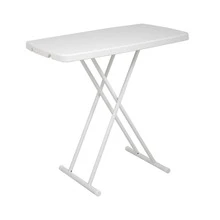 Folding Table Writing Desk With Adjustable Height For Study Office Home Use
