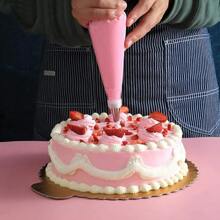 21入組蛋糕裝飾套件烘焙工具、蛋糕模具、糖衣尖 - 粉色 - 查看 3