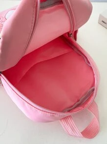 卡通獨角獸印花背包適合學步女孩學前班 - 粉色 - 查看 7