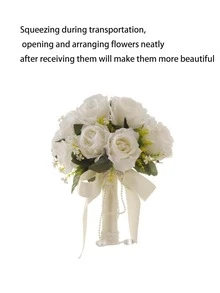 1入組人造花束 - 白色 - 查看 7