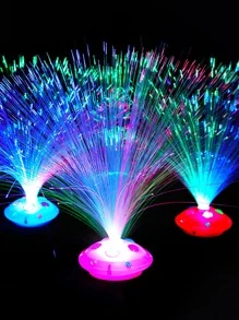 1 pieza Gipsófila en forma de de plástico bicicleta Luz , creativo durable Lámpara de noche LED para Decoración - Multicolor - Ver 2