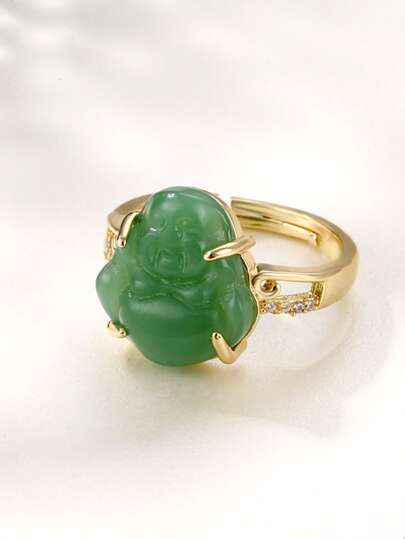 1pc Minimalist Stone Ring