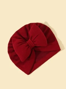 1 st. Baby effen kleur strik knoop muts, schattige prinsessenhoed liefde Valentijn