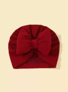 1 st. Baby effen kleur strik knoop muts, schattige prinsessenhoed liefde Valentijn