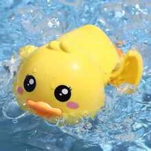 Byson 1入組隨機兒童卡通鴨設計浴室玩具適用於幼童男孩女孩年齡1234老 - 黃色 - 查看 8