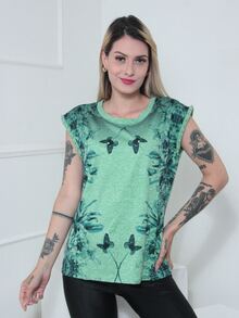 Women T-Shirts - 綠色 - 查看 1