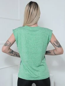 Women T-Shirts - 綠色 - 查看 7