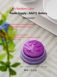 1入組電子隨機顏色錄音按鈕寵物玩具狗和貓用於溝通訓練說話 - 彩色 - 查看 3
