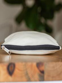 1 件 It Takes A Big Heart To Shope Little Minds 彩虹图案化妆包、教师旅行洗漱用品收纳包、化妆包、钱包铅笔笔袋、学校铅笔袋、文具用品袋、教师礼物