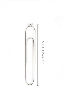 辦公室捆綁器夾10盒(每盒80個) - 銀色 - 查看 3