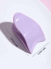 1pc False Eyelashes Applicator Clip Tweezer, Multipurpose Tool For Handing Lashes And Hair, Purple - Purple - View 5
