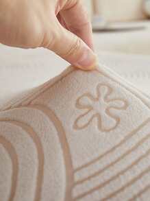 1pc Geometric Detail Sofa cover, Modern Polyester Anti-slip Sofa Cover Blanket For Home, All Seasons