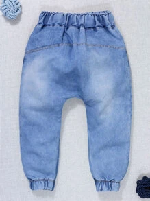 Young Boys Jeans - 淺色水洗藍 - 查看 2